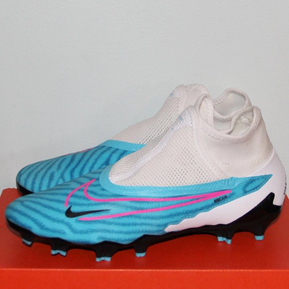 Nike Phantom GX Pro DF FG Soccer Mens 6 Blue Pink White main image 4